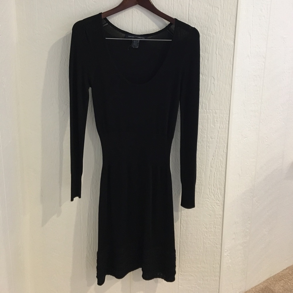 French Connection Black Knit Dress