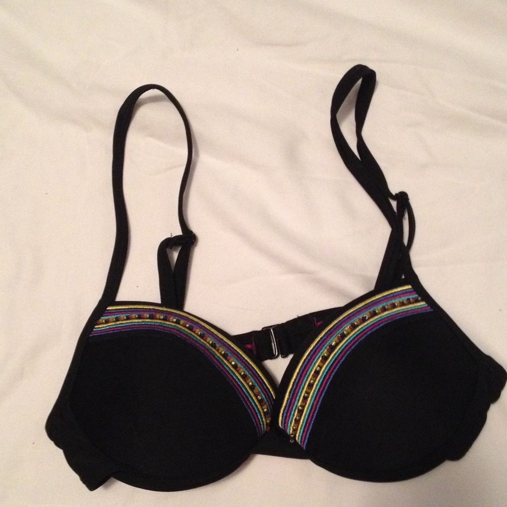 Beaded bikini top