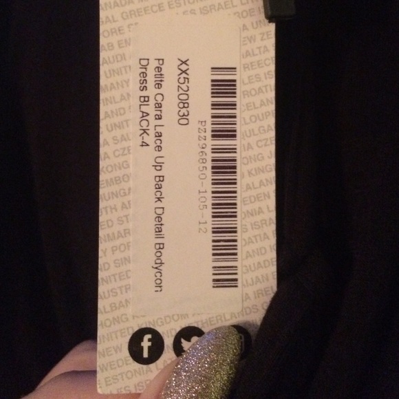 NWT Petite Corset Back Dress - Picture 2 of 3