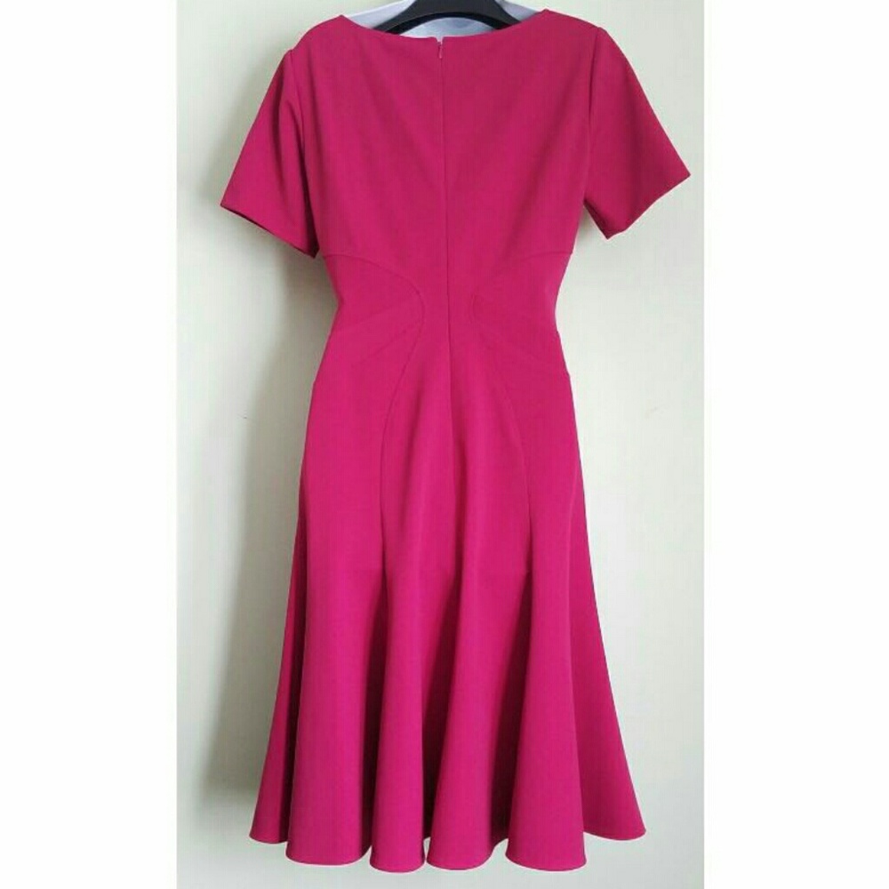 Zac Posen Aura Scoop-Neck Fit-and-Flare Dress - Picture 2 of 5