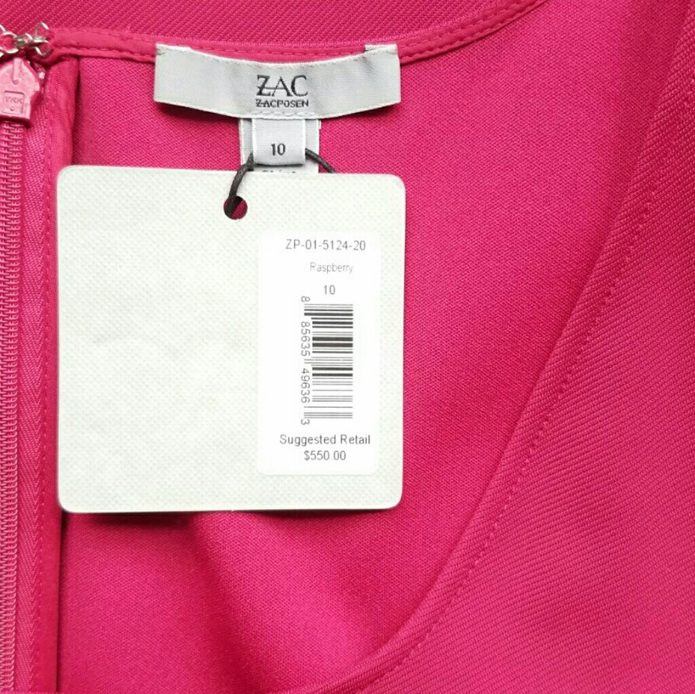 Zac Posen Aura Scoop-Neck Fit-and-Flare Dress - Picture 4 of 5