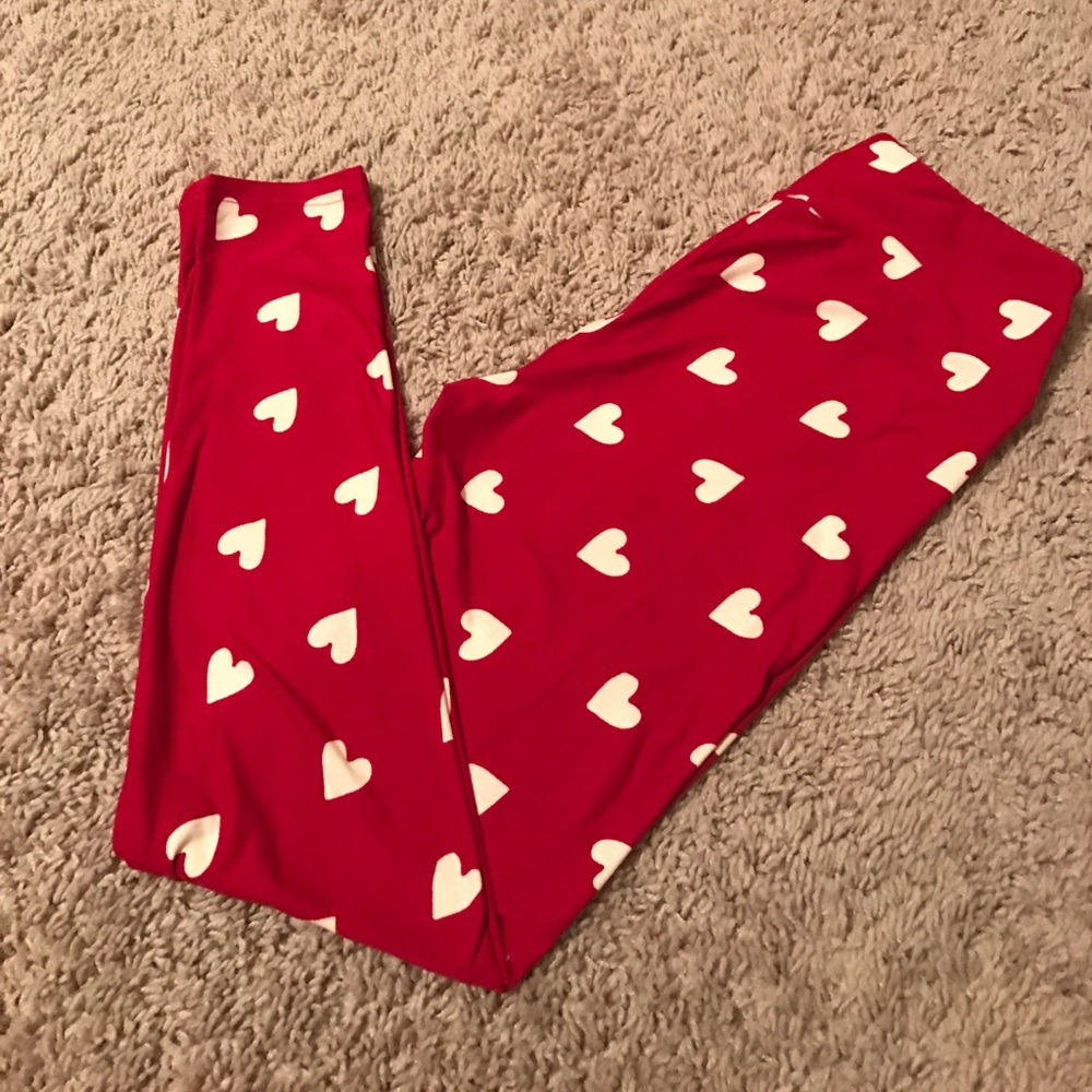 BNWT OS Valentine's Leggings