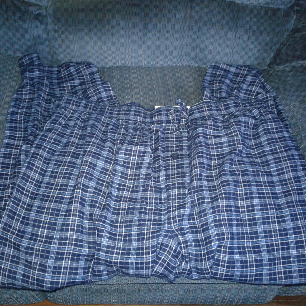 Men's Flannel Bottoms Sleepwear New