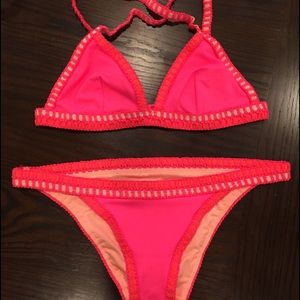Victoria's Secret Pink Crochet Bikini