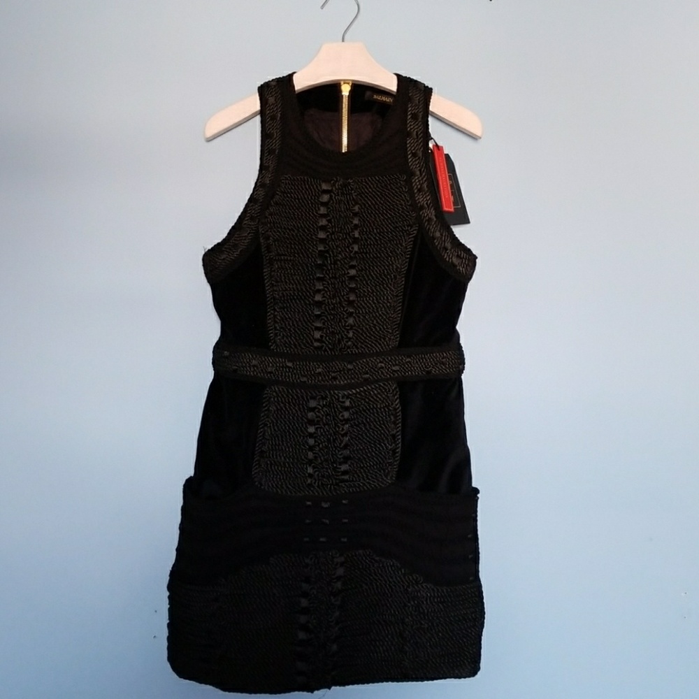 NWT Balmain x H&M braided dress. 10 US.