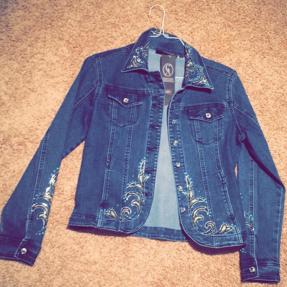Christine Alexander jean jacket