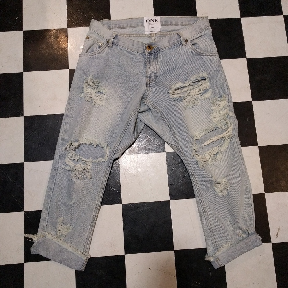 Lonely boy distressed jean by one teaspoon