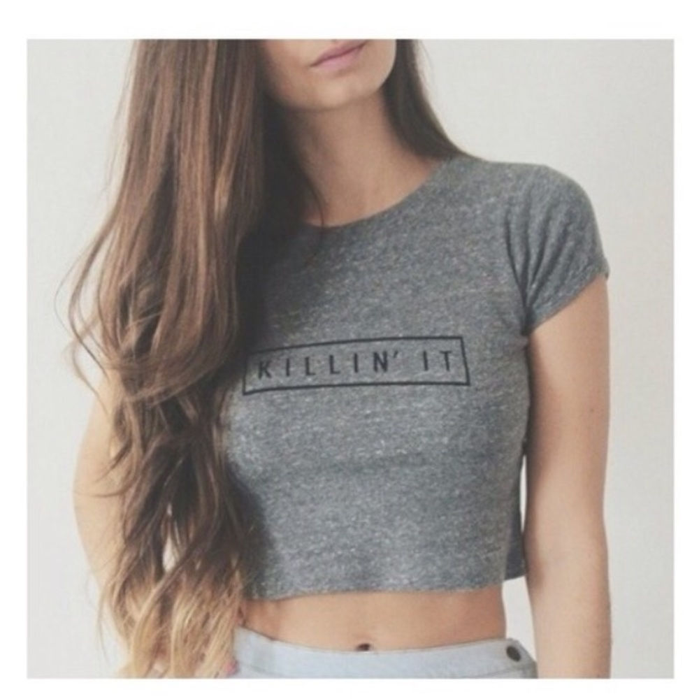 brandy melville killin it tee john galt SOLD