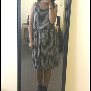 TOAST Silk stripe dress