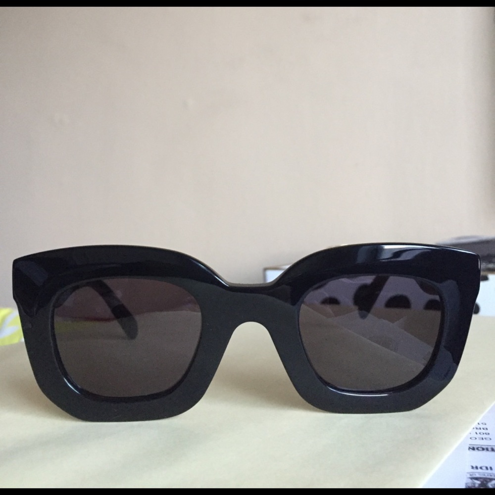 NEW AUTHENTIC CELINE Black Sunglasses CL 41091/S