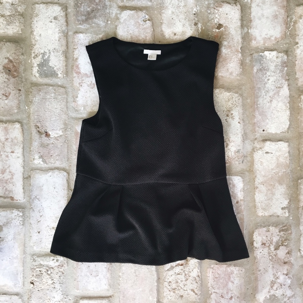 H & M peplum top