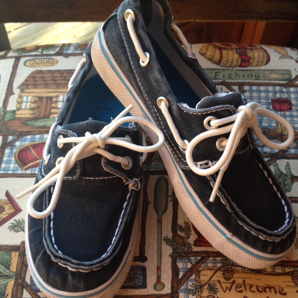 Kid's OP deck shoes blue size 12
