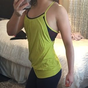 Lululemon tank top with built in bra.