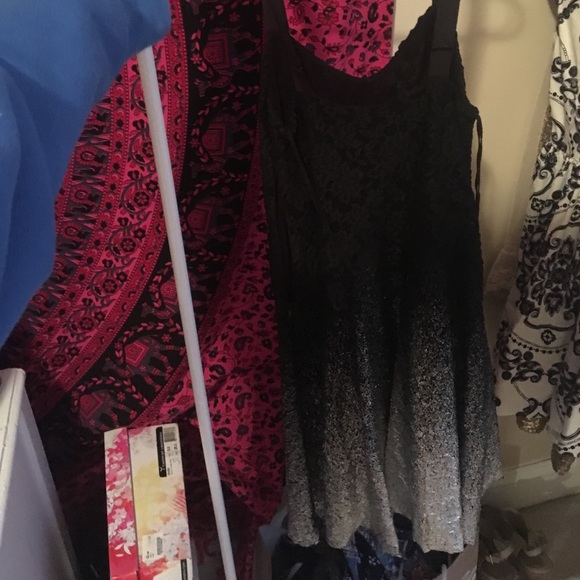 Free people black ombré dress - Picture 2 of 4