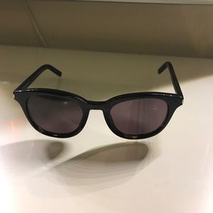 Yves Saint Laurent dark tortoiseshell sunglasses