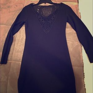 Lulus Knit Back Sweater Dress