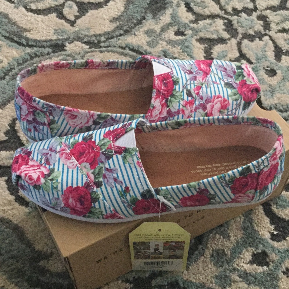 Toms Classic Floral Stripes