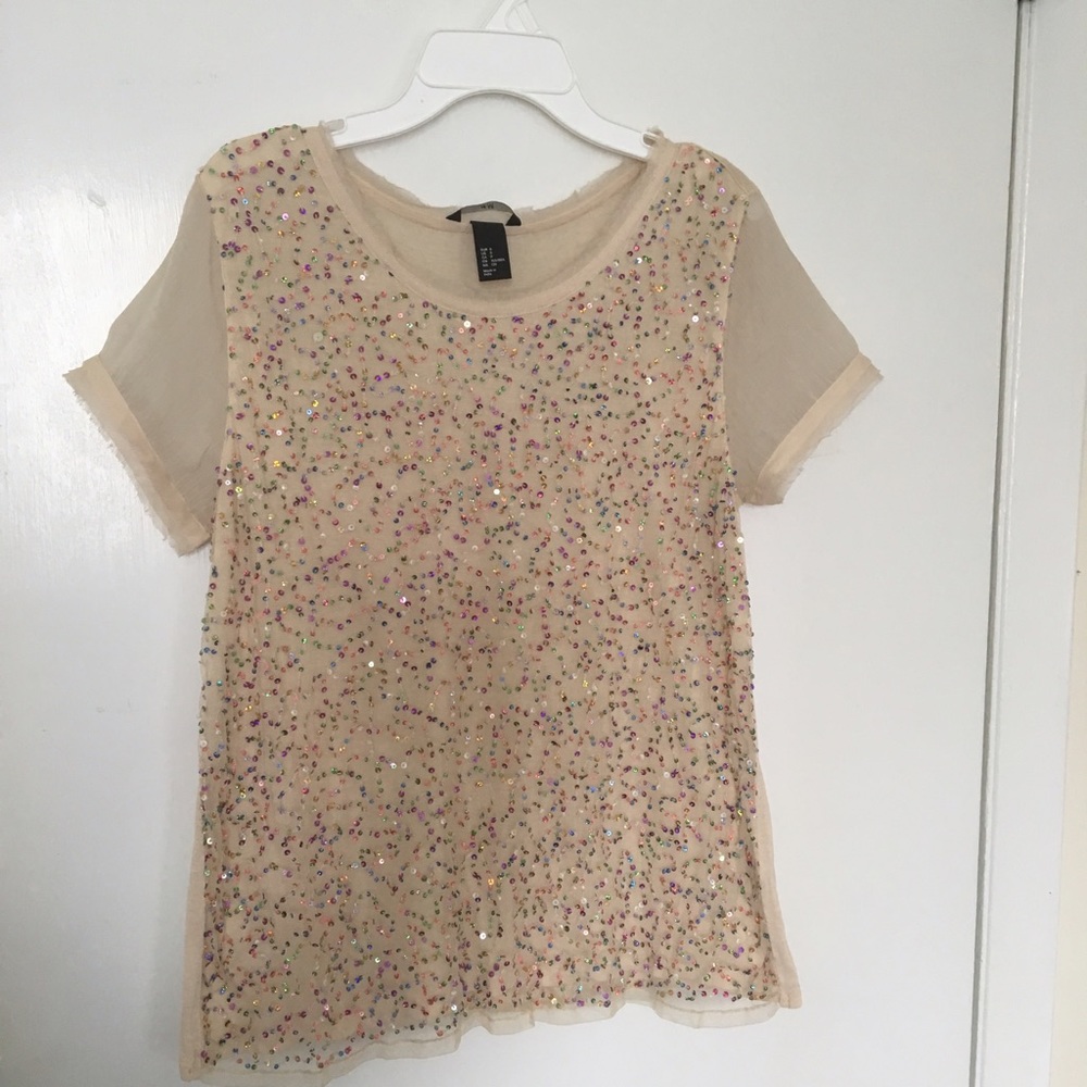 Sequin top, never worn
