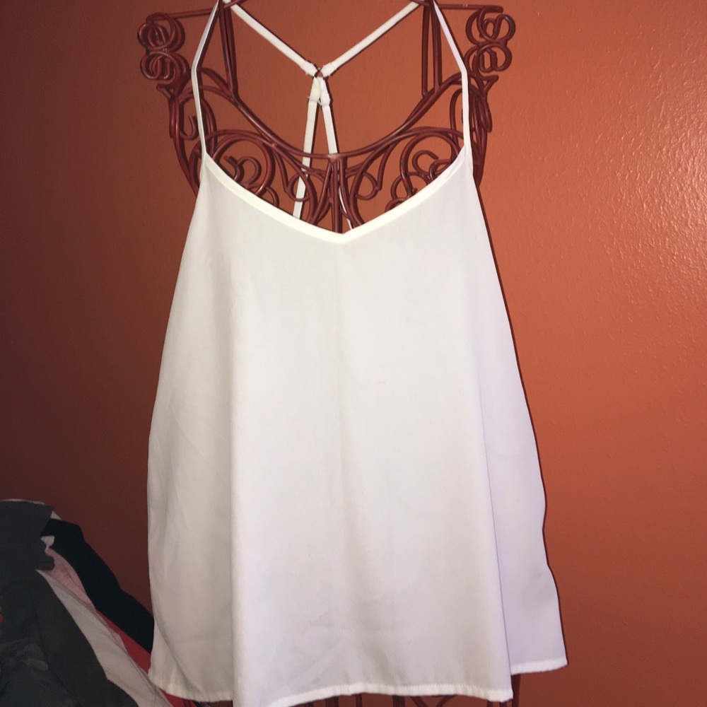 White tank top