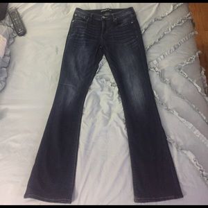 Express Barely Boot Dark Wash Jeans size 8R