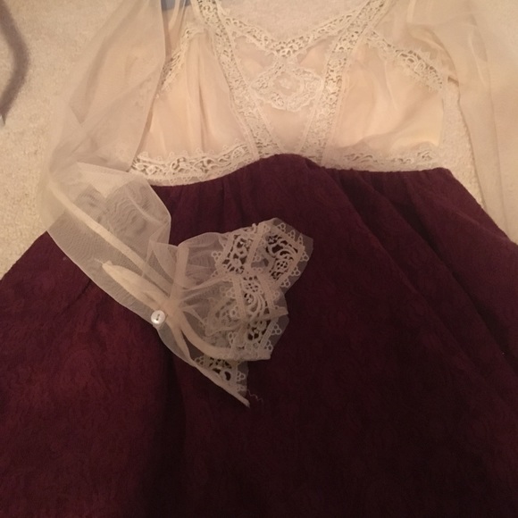 Free people long sleeve mesh dress - Picture 3 of 4