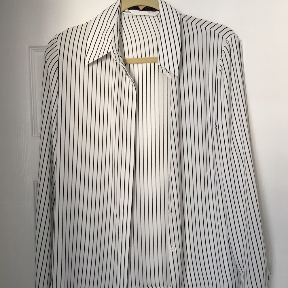 LOUIS VUITTON striped shirt blouse