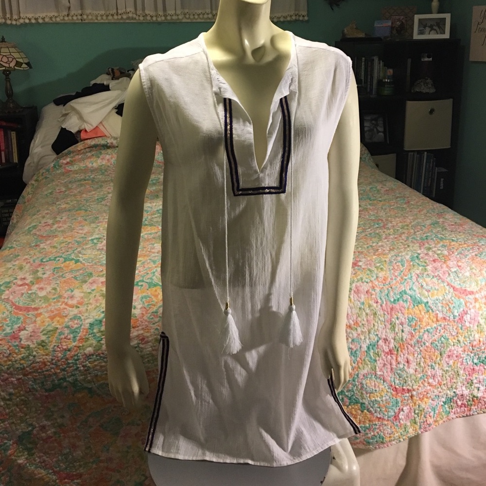 J. Crew Linen Beach Cover-Up
