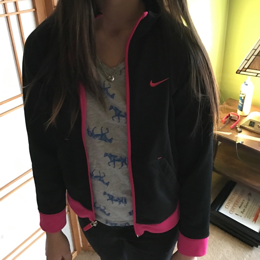 Nike sport Jacket Black/pink junior