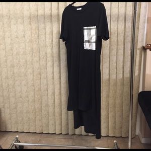 Zara t shirt dress with bold pocket detail