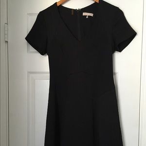 REBECCA TAYLOR black a-line dress