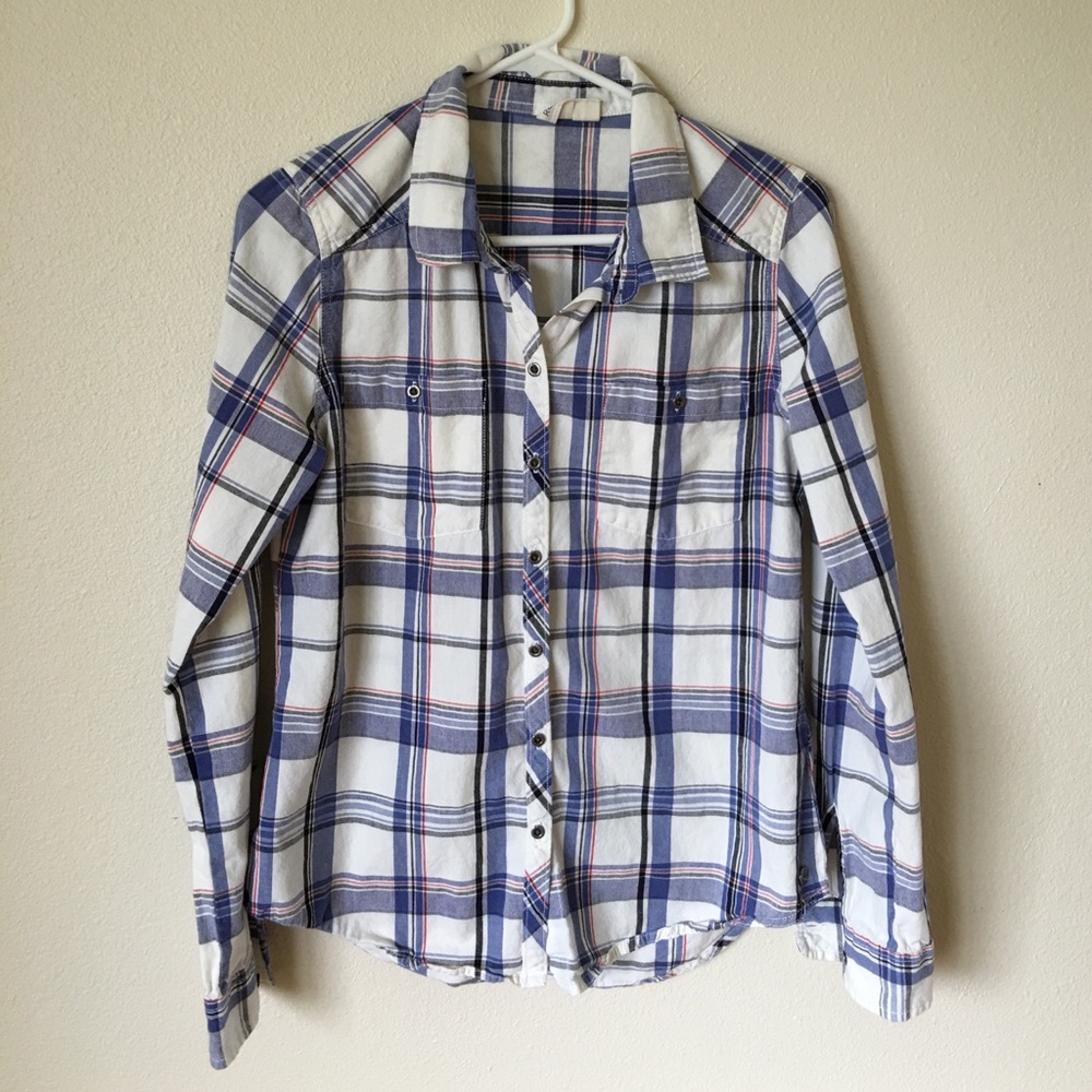 Roxy plaid button up
