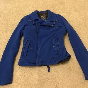 Fox racing zip up sweater