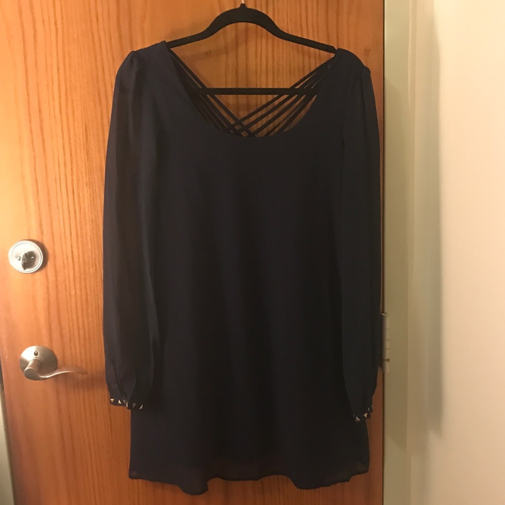 Navy blue Francesca's Shift Dress