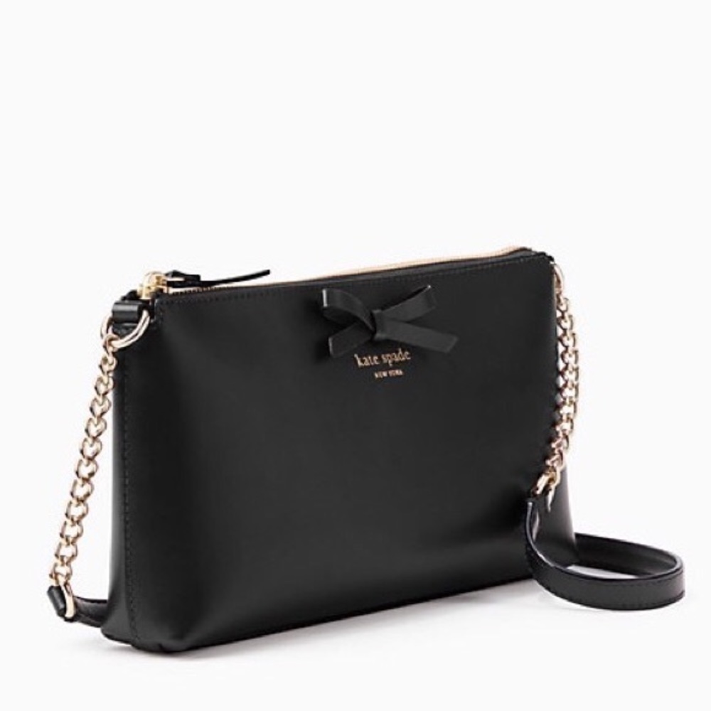 Kate spade black cross body purse