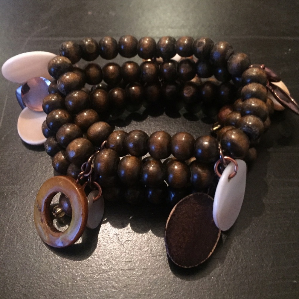 Brown bohemian chic bracelet