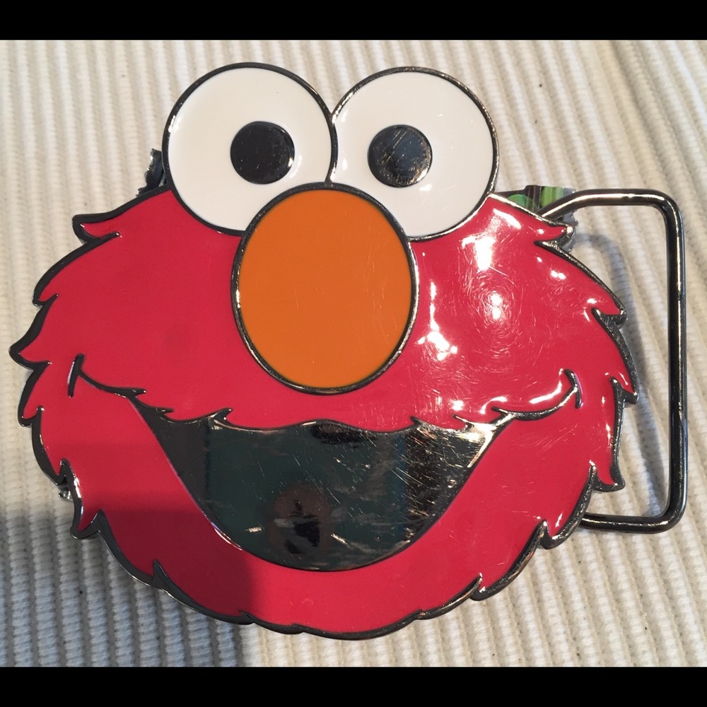 Elmo Sesame Street Workshop belt Buckle