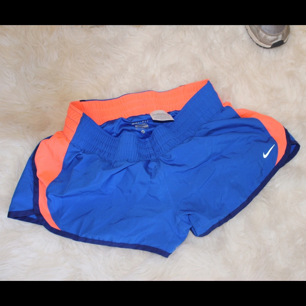 Nike Running Shorts-Women Blue Orange
