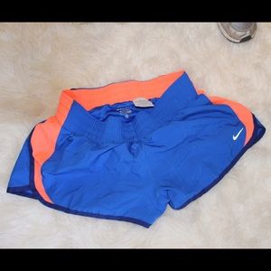 Nike Running Shorts-Women Blue Orange