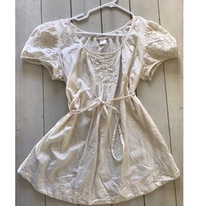 Motherhood maternity ivory tunic