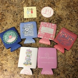 Lauren James koozies and stickers