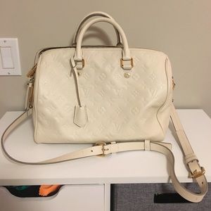 LOUIS VUITTON Speedy Monogram Empriente sz30 Neige
