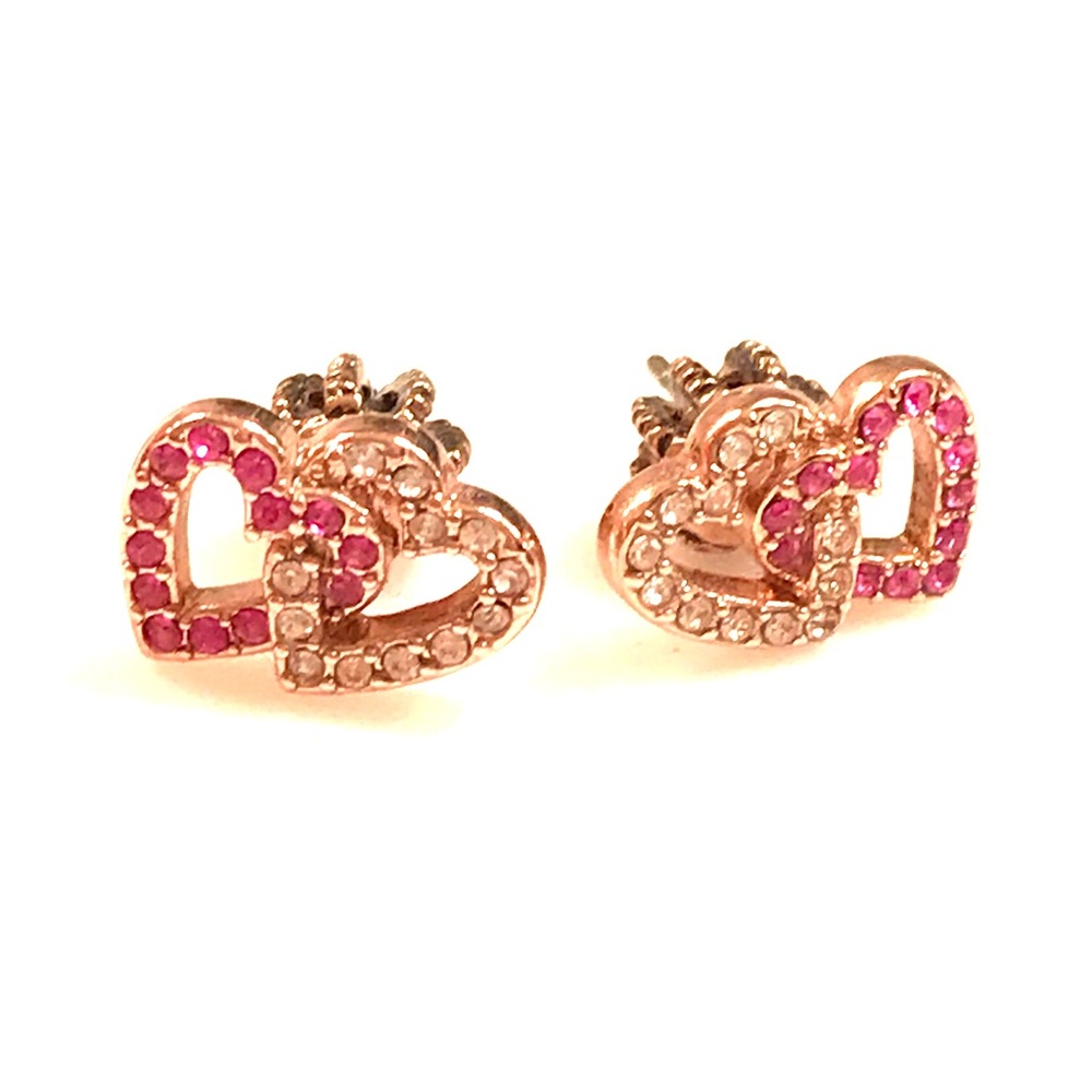 Juicy couture heart earrings