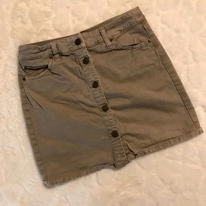📓Button up Gap Khaki Skirt📓