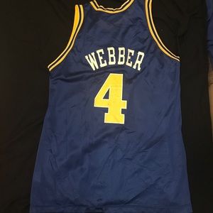 Signed Chris Webber jersey