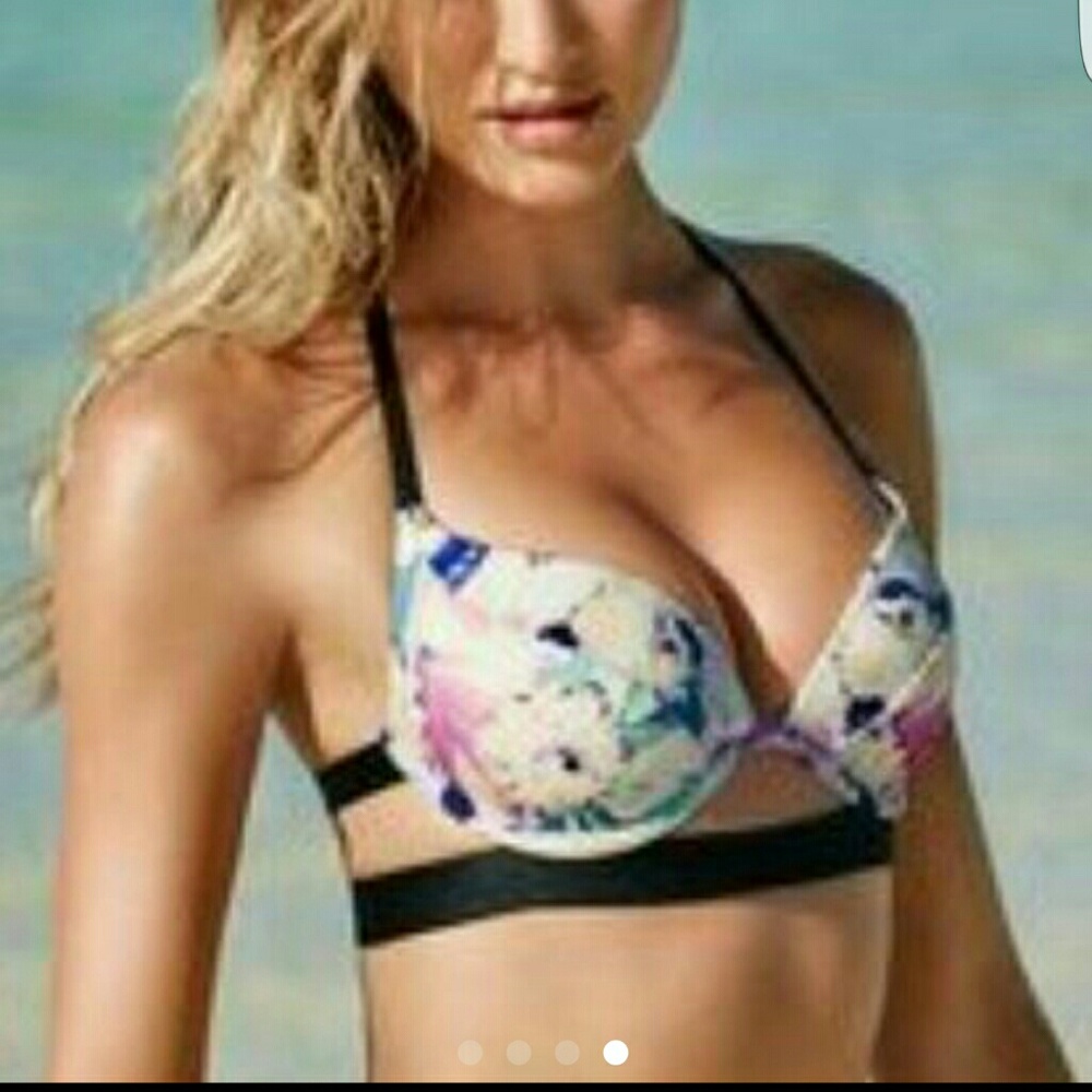 Victoria secrets THE HOTTIE HALTER BIKINI TOP NWT - Picture 4 of 4