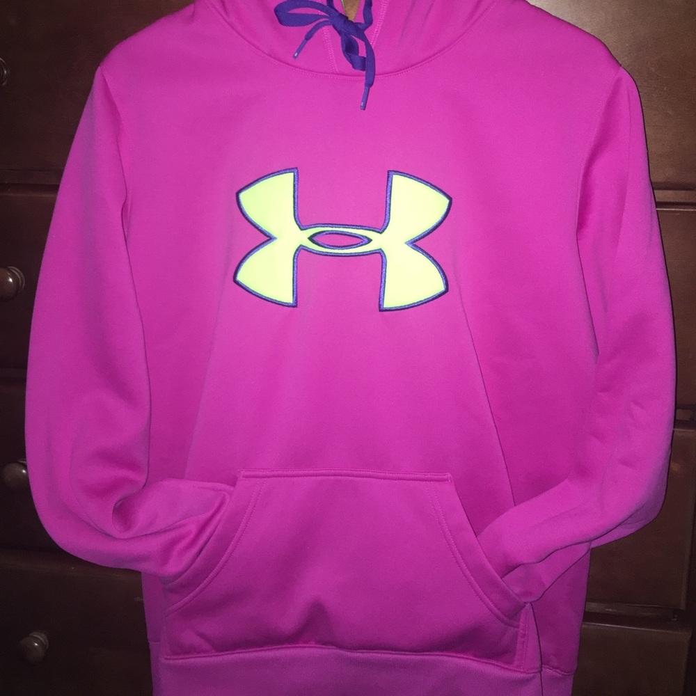 Pink Under Armour Hoodie