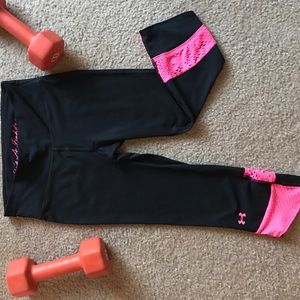 Under Armour leggings pants, “She’s a fighter”