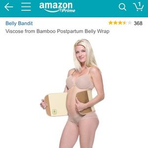 Belly Bandit Bamboo postpartum belly wrap sz small