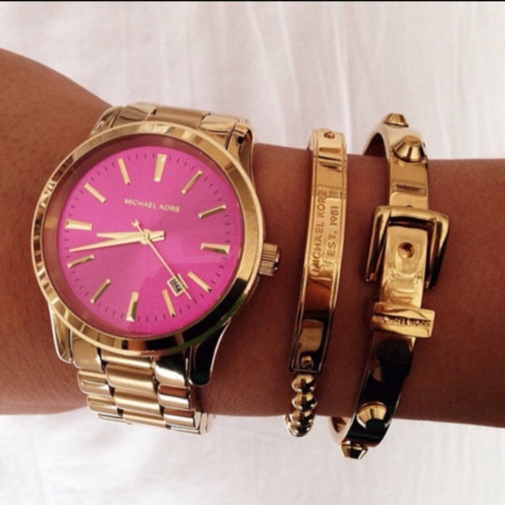 Pink Michael Kors Watch!