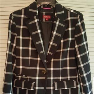 Ladies Plaid Blazer by Merona. Size 6. Brand New